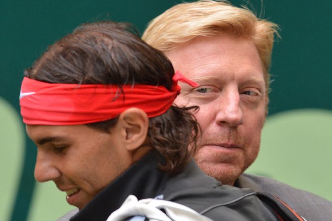 Boris Beker, Rafael Nadal Boris Beker, Rafael Nadal
