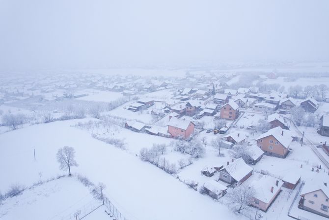 Sneg, zapadna Srbija