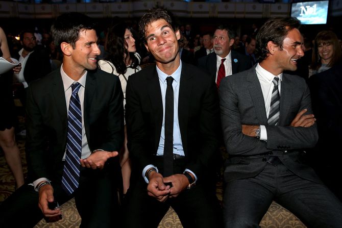 Novak Đoković, Rafael Nadal, Rodžer Federer Novak Đoković, Rafael Nadal, Rodžer Federer
