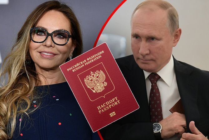 Vladimir Putin Ornela Muti Pasoš