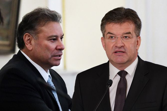 Gabrijel Eskobar i Miroslav Lajčak Gabrijel Eskobar i Miroslav Lajčak