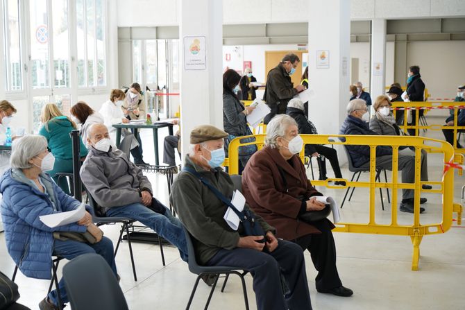 Čekaonica u bolnici kovid ambulanti