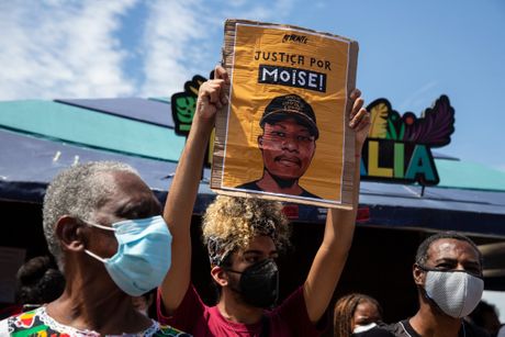 Brazil, Rio de Žaneiro Protetst zbog ubistva migranta iz Konga