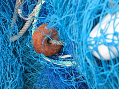 ribari mreža more okean