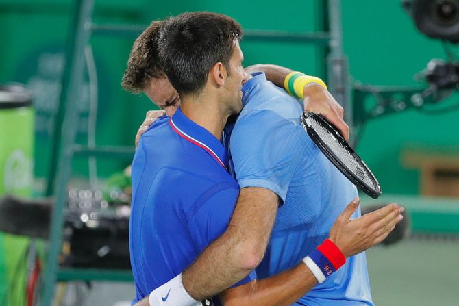 Huan Martin Del Potro, Novak Đoković