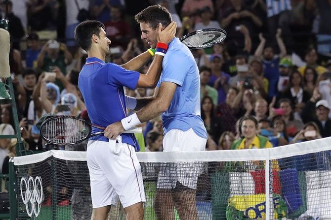 Huan Martin Del Potro, Novak Đoković