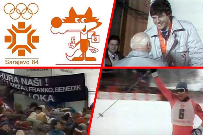 jure franko Sarajevo 1984, sa olimpijske igare