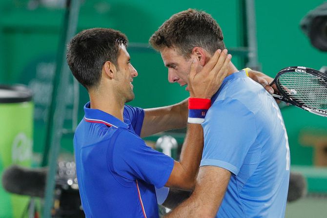 Huan Martin Del Potro, Novak Đoković