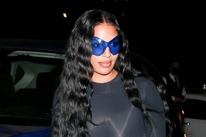 Kanje Vest Čeini Džons Kanye West Kim Kardashian look a like Instagram model Chaney Jones Kanje Vest Čeini Džons Kanye West Kim Kardashian look a like Instagram model Chaney Jones