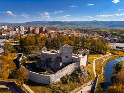 Pirot, panorama centar grada vidikovac