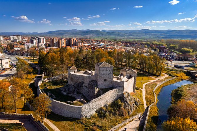 Pirot, panorama centar grada vidikovac