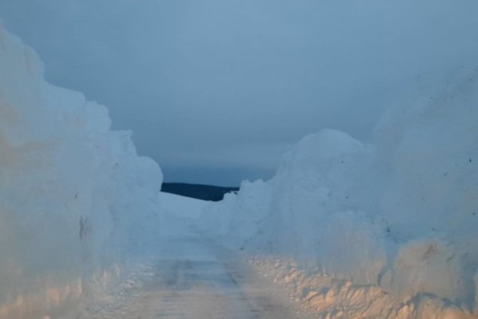 Ivanjica sneg, snežni smetovi