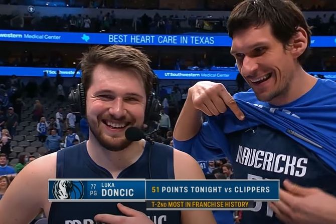 Luka Dončić, Boban Marjanović