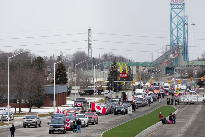 Ontario protest kamiondžija