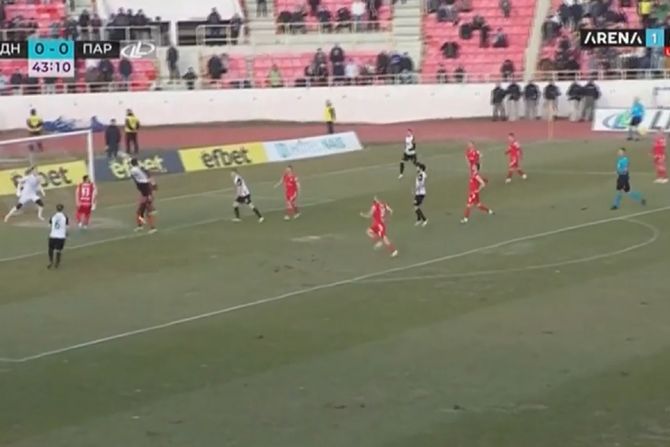 Gol Rikarda doneo prednost Partizanu u Nišu