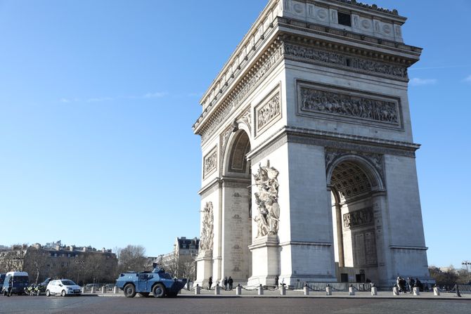 Pariz Francuska kamiondžije konvoj slobode