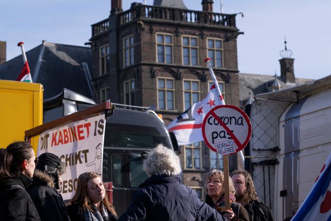 Protest Hag Holandija konvoj slobode