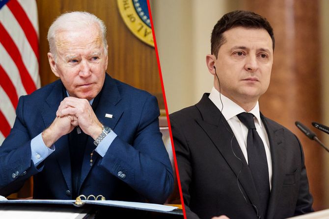 Volodymyr Zelenskiy, Volodimir Zelenski , Džo Bajden  Joe Biden