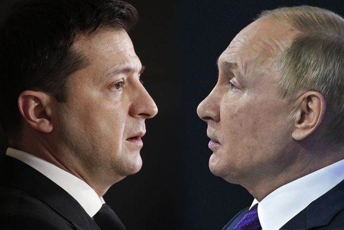 Volodimir Zelenski, Vladimir Putin Volodimir Zelenski, Vladimir Putin