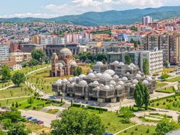 Kosovo Priština panorama