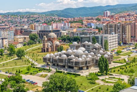 Kosovo Priština panorama