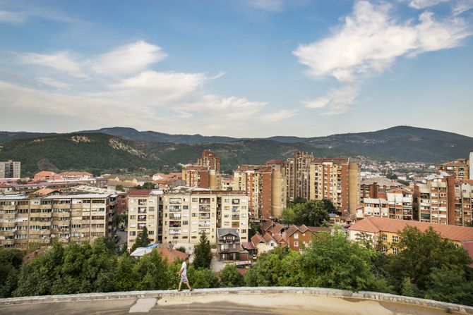 Severna Mitrovica panorama centar grada