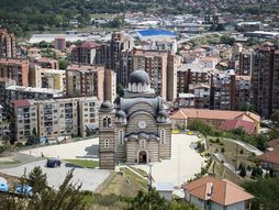 Severna Mitrovica panorama centar grada