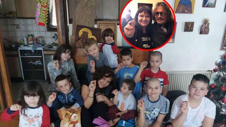 Maja Kovačević, samohrana majka 11 dece, Džoni Dep,