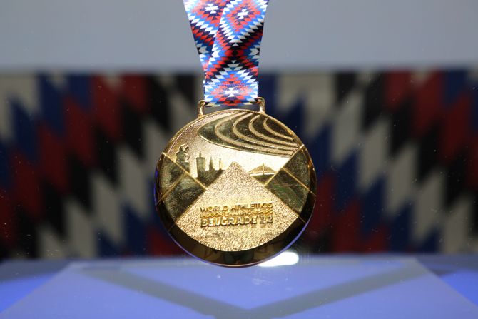 Predstavljanje medalja, Atletika