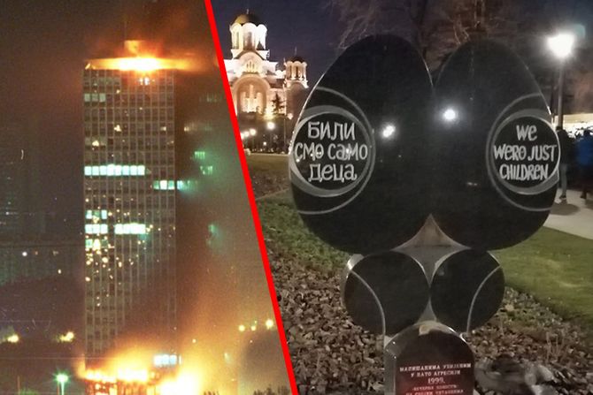 Milica Rakić bista Tašmajdanski park Spomenik deci nastradaloj u NATO bombardovanju Bili smo samo deca vandalizam