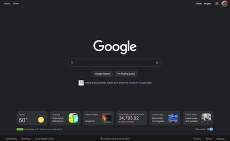 Google Homepage promena dizajn
