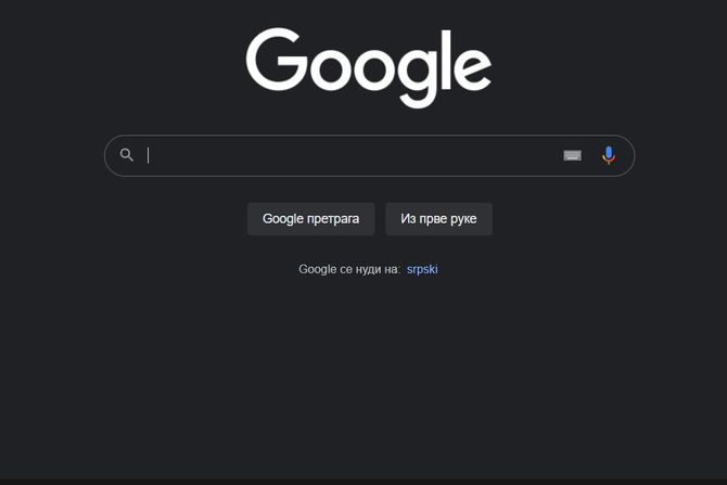 Google početna stranica Google početna stranica