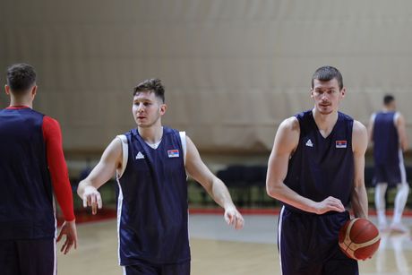 Košarkaška reprezentacija Srbije trening