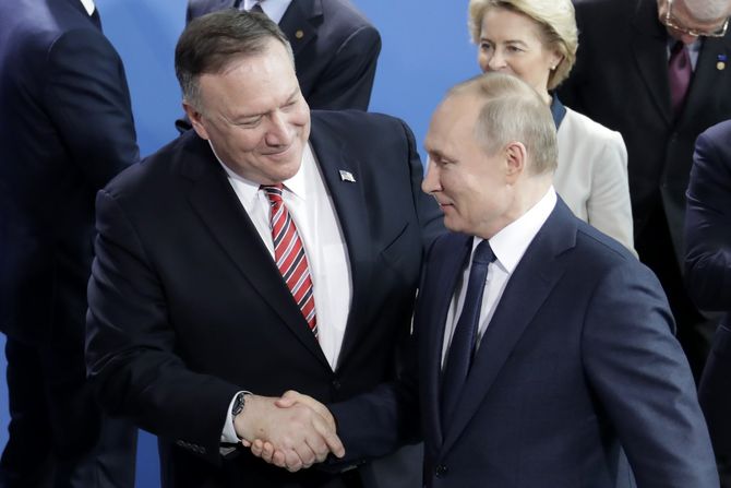 Majk Pompeo, Vladimir Putin