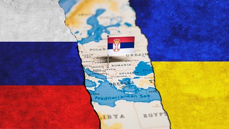 Srbija, Ukrajina, Rusija, mapa