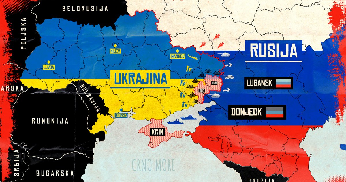 Rusija pokušava da opkoli istok Ukrajine: Zašto Putin želi da ...