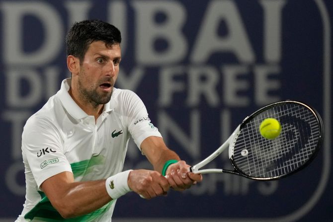 Novak Đoković Jiri Vesely Jirži Veseli Tenis Dubai Duty Free