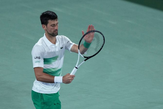 Novak Đoković Jiri Vesely Jirži Veseli Tenis Dubai Duty Free