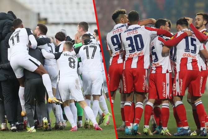 Partizan Zvezda slavlje