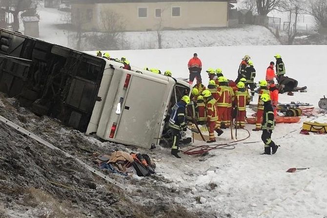 Nemačka, Bavarija, Autobus, nesreća