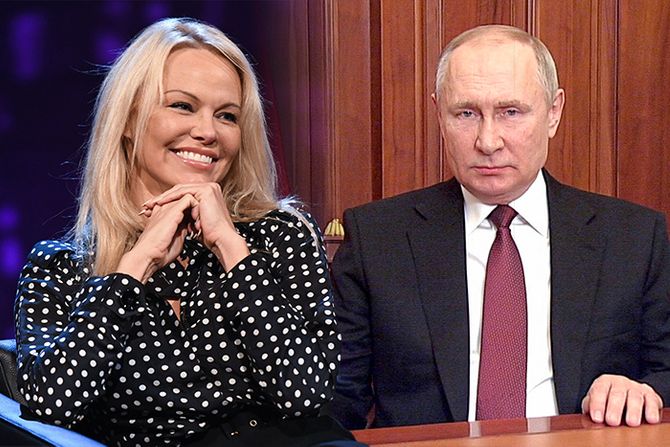 Pamela Anderson, Vladimir Putin