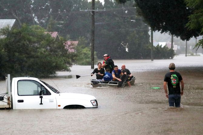 Poplave u Australiji, Australija