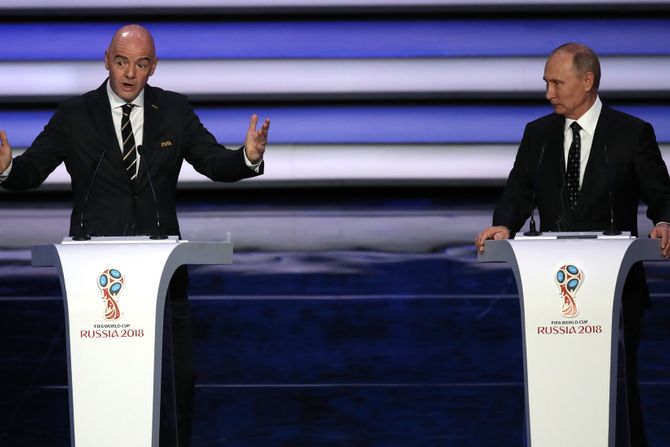 Đani Infantino, Vladimir Putin