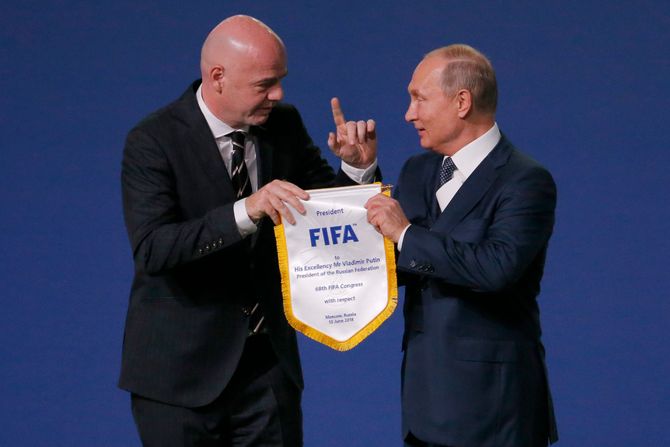 Vladimir Putin FIFA 2018