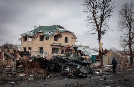 Ukrajina Kijev rat sukobi napad ruševine