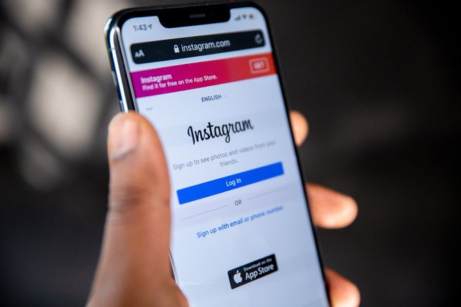 Instagram aplikacija telefon