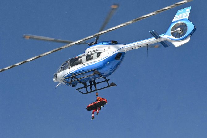 helikopretska jedinica, gorska služba spasavanja, spasavanje, vežba, kopaonik