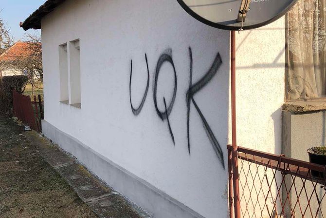 UČK grafiti, kosovo i metohija,