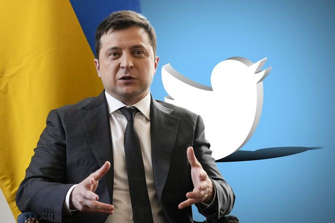 Volodimir Zelenski Twitter tviter