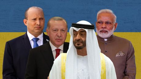 Narendra Modi, Mohamed bin Zayed, Naftali Bennett, Recep Tayyip Erdogan